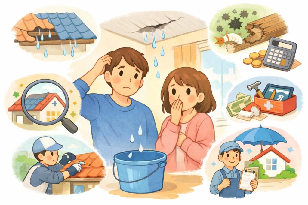 雨漏り調査・修繕 けんおうリノベーション